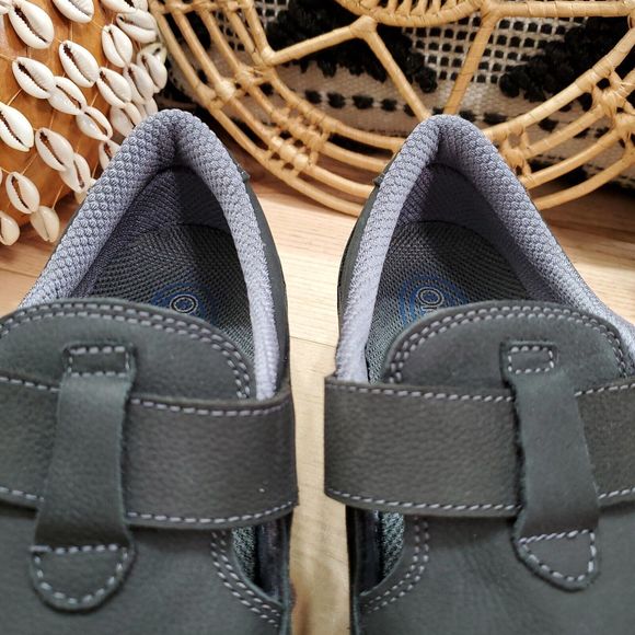 EUC Orthofeet Serene 891 Shoes Nubuck Leather Black T-Strap Comfort 10D Wide - Picture 13 of 13